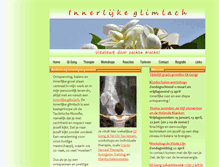 Tablet Screenshot of innerlijkeglimlach.nl